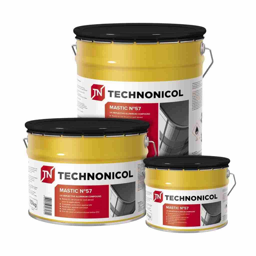 Nr 57-20kg TECHNONICOL Takmasse med aluminium | Utgått på dato