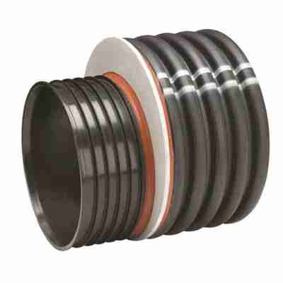 200/140 Overgang eksentrisk DVspiss/ PPmuffe