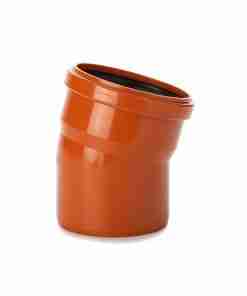 110/15 PVC BEND rødbrun