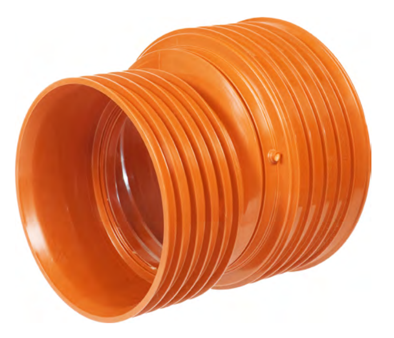 300/200 Overgang eksentrisk muffe/muffe