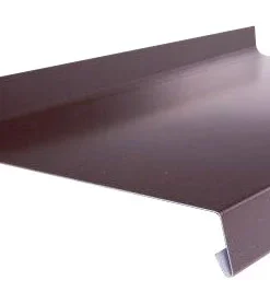 Topplist til xps brun - glatt - Blikk 60 x 2000 mm RR32