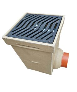 Gårdskum Home m/B125 støpejernsrist 270x270x367mm