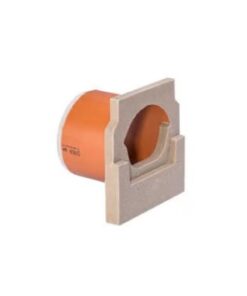 Endelokk med utløpsstuss for Self 100x120 dreneringsrenne