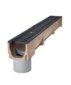 Dreneringsrenne Self med stuss, 100 X 120 B125, 1 M