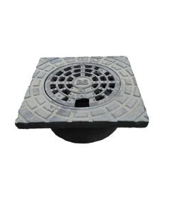 200 Firkantet Flytende Ramme m/Ristlokk TH=100 B125