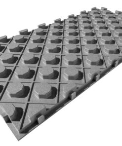 Gulvvarmeplate 1200x600x47mm (0,72 m²) for 16mm rør