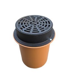 315 Rund Ramme og Ristlokk m/lås 3 Tonn, inkl. Teleskoprør