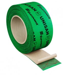 Eurovent UNISAN | 60 mm × 25 m – universalt montasjetape (phA / EC1 Plus)
